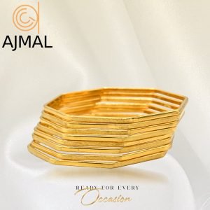 Modern Sophistication: Contemporary Gold Bangles in Lahore