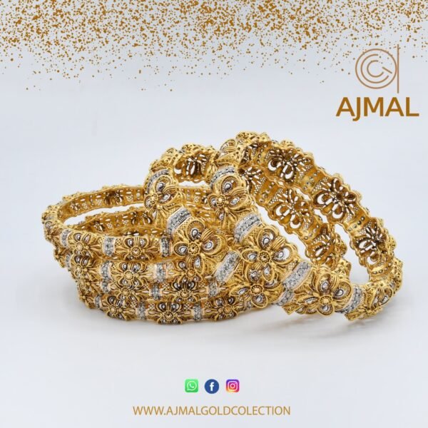 Gold Bangles Design 006