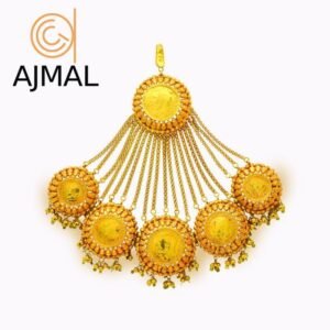 Women Gold Bindiya Design For Wedding In Peshawar Pakistan. Gold Bindiya Buy online in Pakistan for Bridal Jewellery.